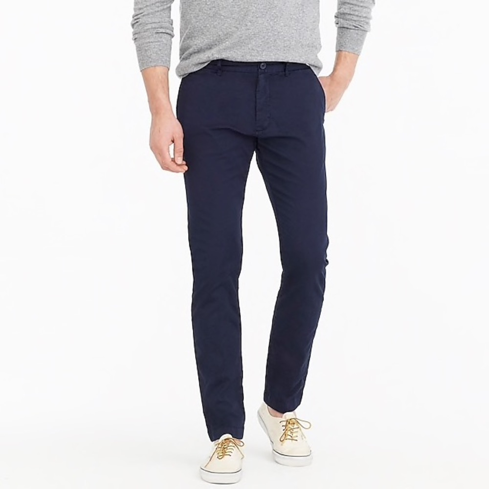J. Crew Men’s Driggs Pants in Navy